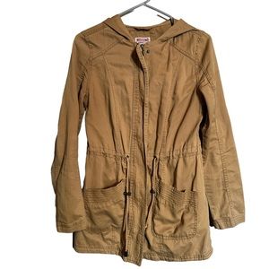Tan Lightweight Cargo Jacket - Mossimo Supply & Co - Size Small